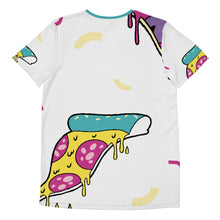 Load image into Gallery viewer, Take Phlyt Pizza All-Over Print Men's Athletic T-shirt