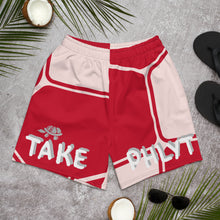 Load image into Gallery viewer, Take Phlyt Red Turtle Men's Recycled Athletic Shorts