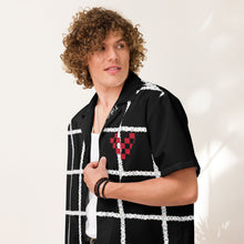 Load image into Gallery viewer, Heart Unisex button shirt