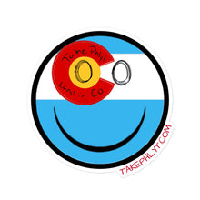 Load image into Gallery viewer, Bubble-free Promo CO Smile stickers