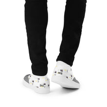Load image into Gallery viewer, Men’s Tape lace-up canvas shoes