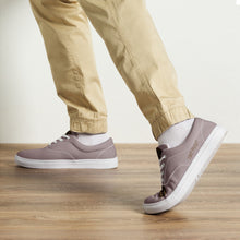 Load image into Gallery viewer, TPBear Men’s lace-up canvas shoes