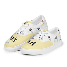Load image into Gallery viewer, Men’s Tape lace-up canvas shoes