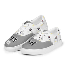 Load image into Gallery viewer, Men’s Tape lace-up canvas shoes