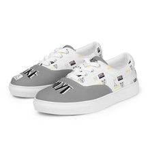 Load image into Gallery viewer, Men’s Tape lace-up canvas shoes