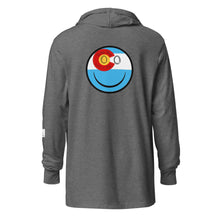 Load image into Gallery viewer, Hooded Take Phlyt CO Smile long-sleeve tee