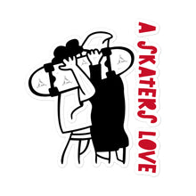 Load image into Gallery viewer, Skater Love Bubble-free stickers