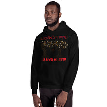 Load image into Gallery viewer, Hooded Sweatshirt All Lives Matter