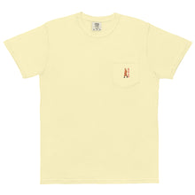 Load image into Gallery viewer, Unisex garment-dyed Clever Boys pocket t-shirt